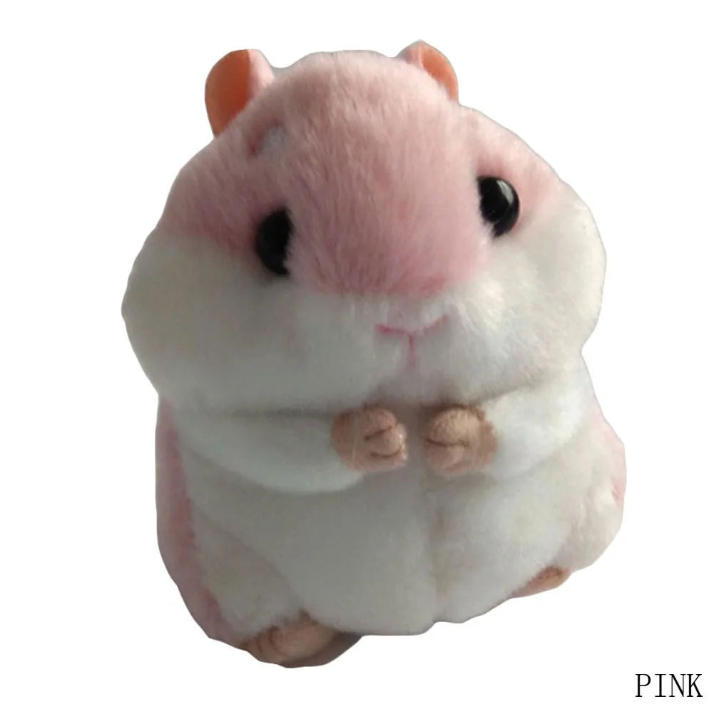 

Cute Soft Plush Cartoon Animal Keychain Small Hamster Toy Doll Keyring Stuffed Mouse Pendant Key Chain Women Bag Charms Trinket