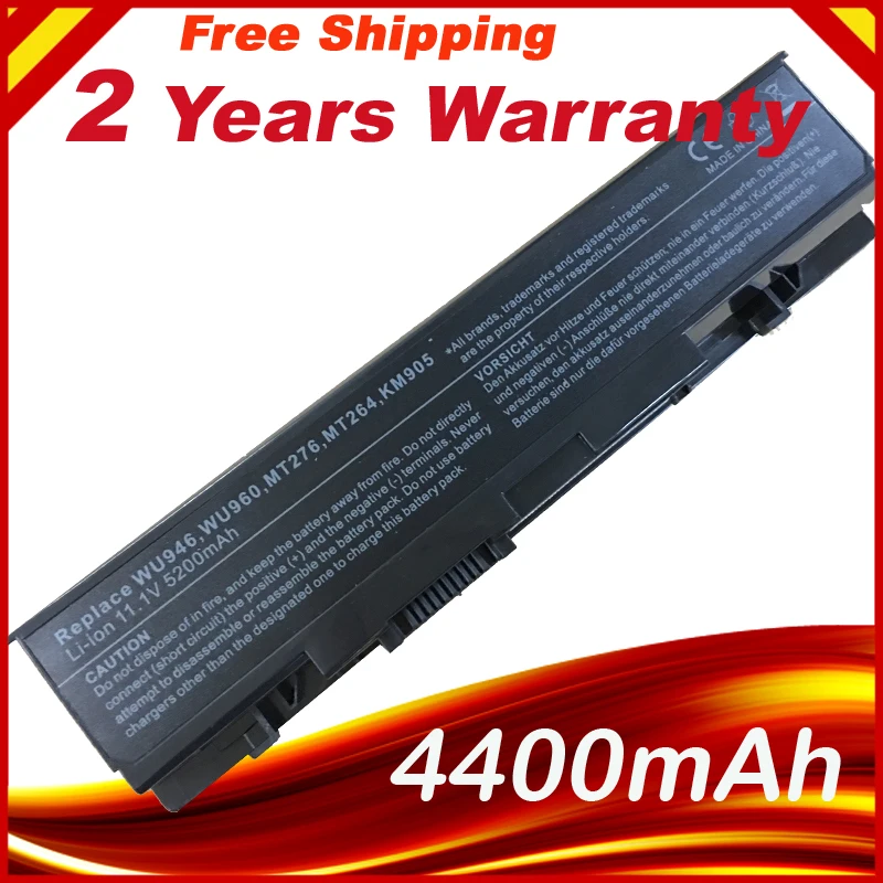 HSW Новый аккумулятор для ноутбука Dell Studio 6 ячеек серия 1535 WU946 WU960 WU965 MT276 MT264 KM905 PW773