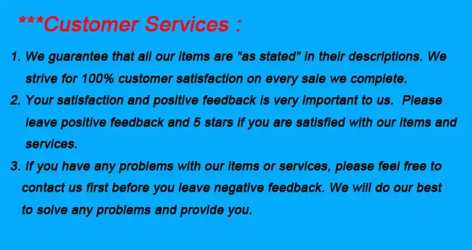 Customer Services
