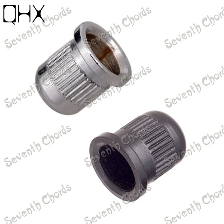 24Pcs 2 Color Electric Bass Guitar String Thru Body Ferrules Bushing Bass Bridge String Mounting Ferrules Bushing guitar parts