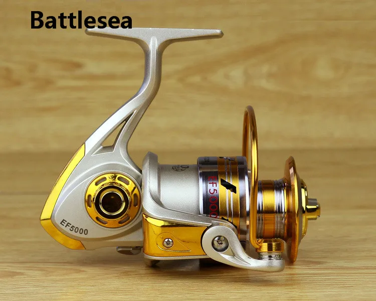 Battlesea 12BB 5 2: 1 металлическая спиннинговая рыболовная Катушка Fly Wheel для