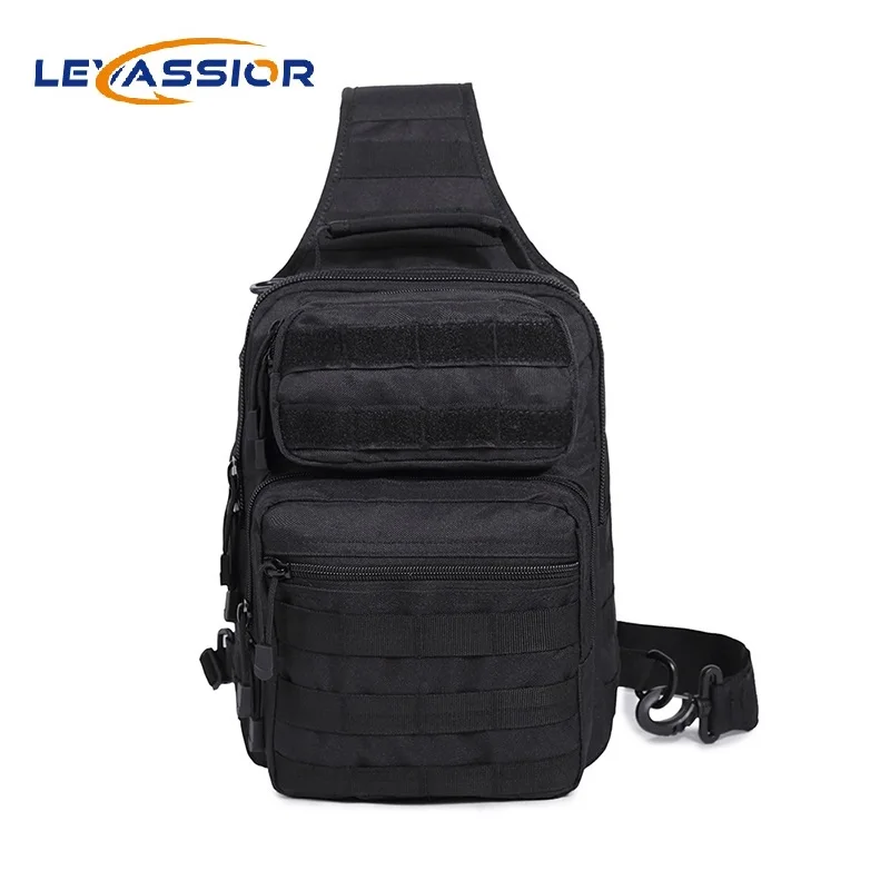 

Sport Hunting Men Military Tactical Chest Bag MOLLE Single Shoulder Crossbody Bags Nylon Unisex Sport Hiking Wading Chest Pack
