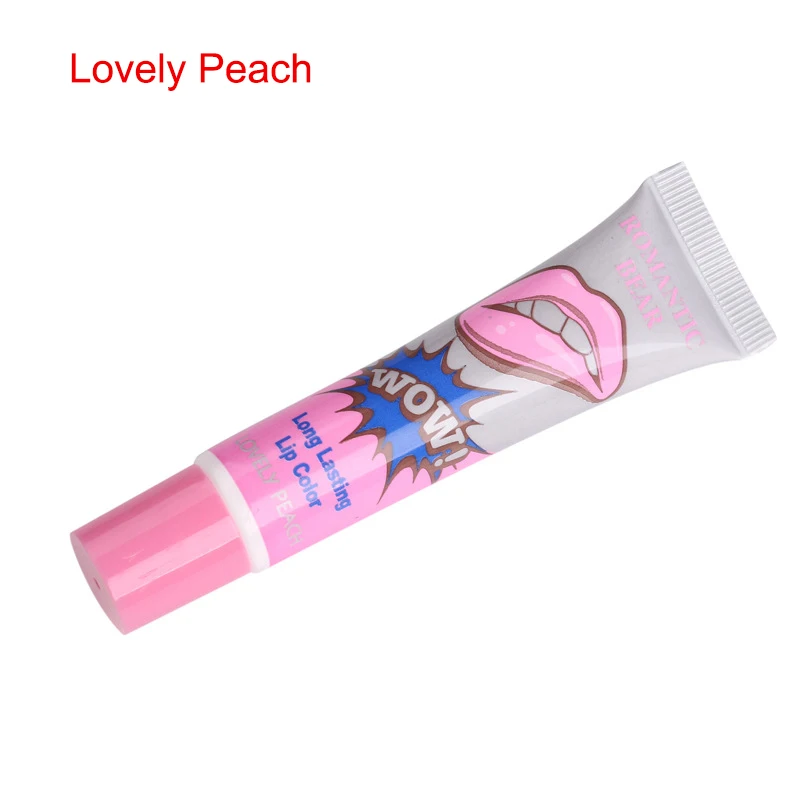 Романтическая отшелушивающая губная помада разрывного типа блеск для губ пленка волшебный длительный татуаж губ макияж блеск для губ KG66 - Цвет: Lovely Peach