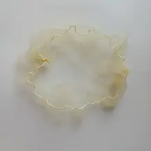 30 шт. бежевая нейлоновая сетка для волос для ухода за волосами или укладки сетки для булочка 20 дюймов стрейч длина 5 мм сетка