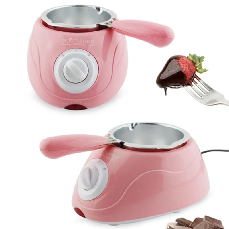 Best Chocolate Candy Melting Pot Electric Chocolate Fountain Fondue Chocolate Melt Pot Melter Machine Diy Kitchen Tool Gift Ha