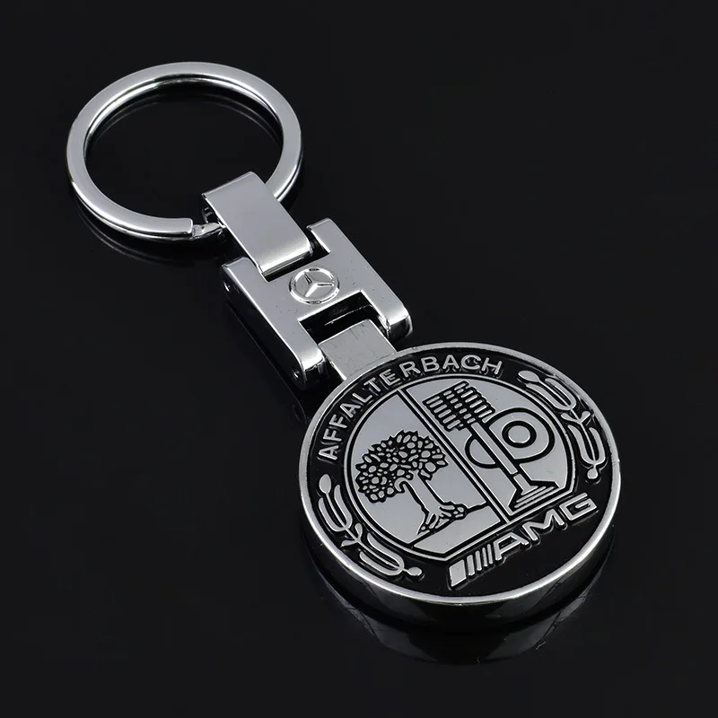 

2018 New alloy keychain car keychain Apple tree logo keychain For Mercedes AMG YSS-0182