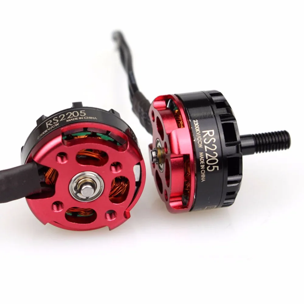 4 шт. оригинальный Emax RS2205 2300KV охлаждения бесщеточный Двигатель Quad FPV-системы QAV250