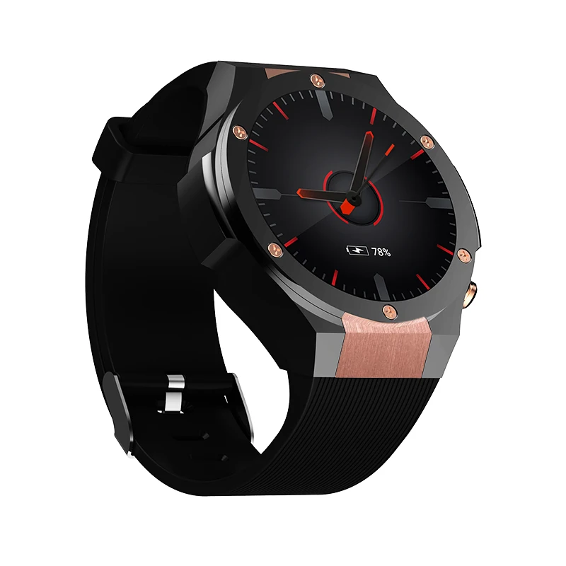 EnohpLX H2 3G Smartwatch Phone 1.39 inch MTK6580 Quad Core 16GB ROM 2.0MP Cam Heart Rate Monitor Pe