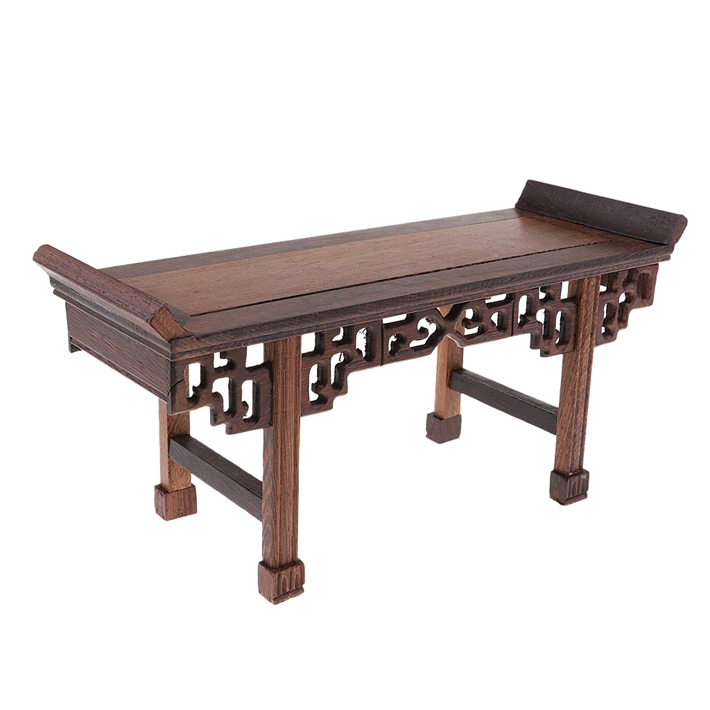 1:6 Vintage Design Chinese Lute Table Furniture for Dolls House Room or Garden Decoration