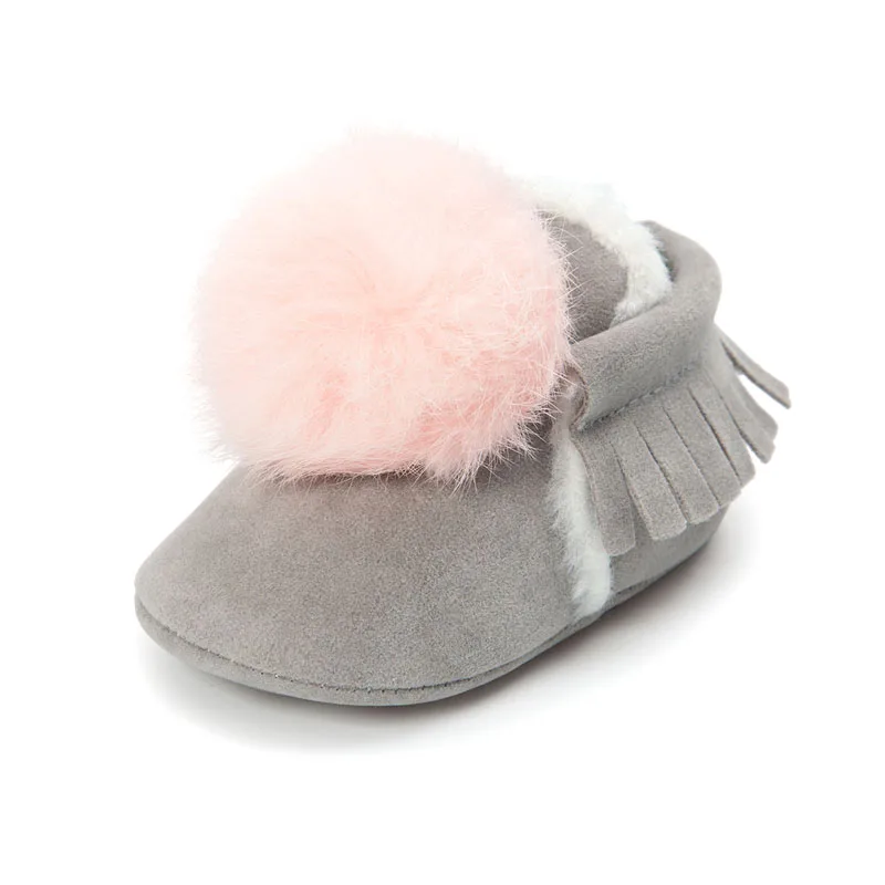 Зимняя Милая теплая обувь для маленьких девочек; обувь для малышей - Цвет: Model 5
