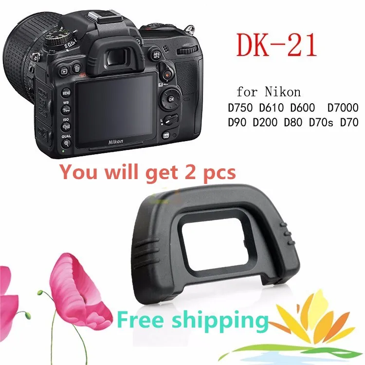 

DK-21 Rubber Eye Cup Eyepiece Eyecup for Nikon D750 D610 D600 D7000 D90 D200 D80 D70s D70 Camera