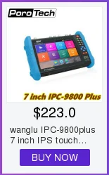 Ip-камера тестер 7 дюймов ручной IPC AHD TVI CVI CCTV тестер IPC9800 плюс с H.265/H.264, 4 к видео дисплей Многофункциональный