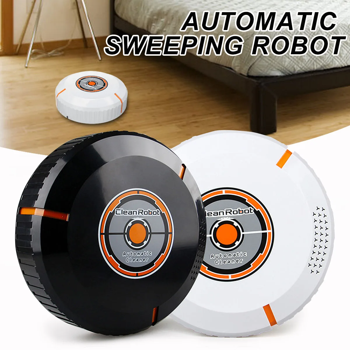 

1Set Smart Electric Wireless Vacuum Cleaner Robot Home Automatic Sweeping Robot USB Rechargeable Vacuum Cleaner