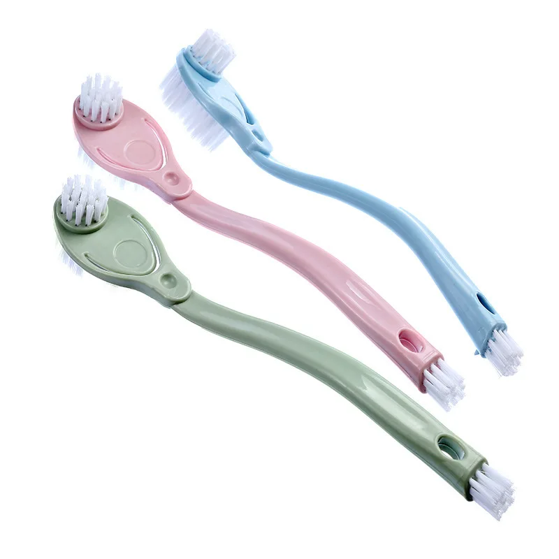 New Multifunction Double Headed Long handled Shoes Brush Bristles