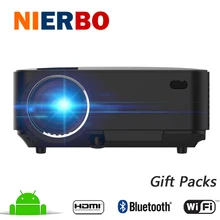 Bluetooth Wireless Projector 1500 Lumens Android WiFi Long life LED 1080P Full HD Projector Home Cinema TV Beamer HDMI USB AV