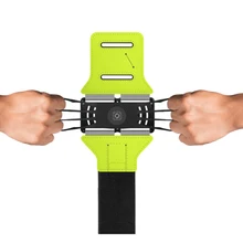 Running Bag Men Small Fitness Jogging Phone Holder Phone Case Belt Running Wrist Arm Bag with Key Holder Cable Locker
