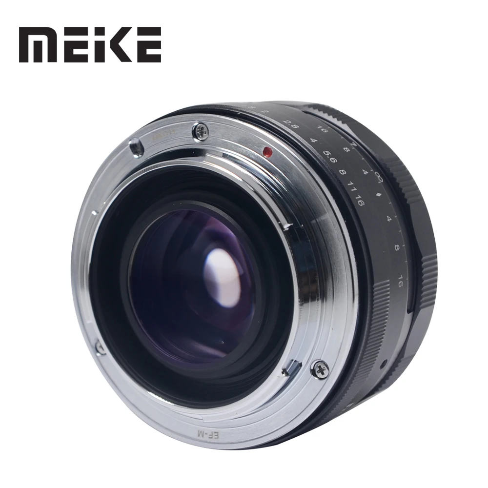 Meike 25 мм F1.8 APS-C широкоугольный ручной объектив для всех одиночных серий для Canon EF-M/для Nikon 1 камеры M1 M2 M3 M5 M50 M100 V1 J5