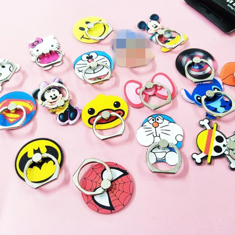 

Cute Cartoon stitch car phone holder finger ring stent soporte movil auto oppo for iphone x 7 8 xiaomi mi 8