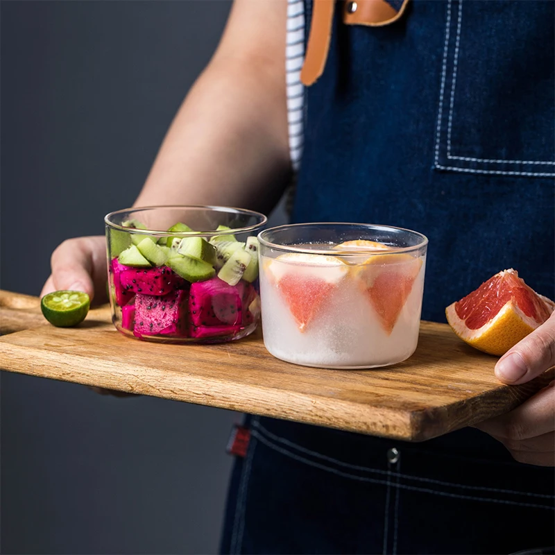 Креативные прозрачные стеклянные салатники скандинавские Фрукты мороженое десерт блюдо смешивание посуда качество овощи