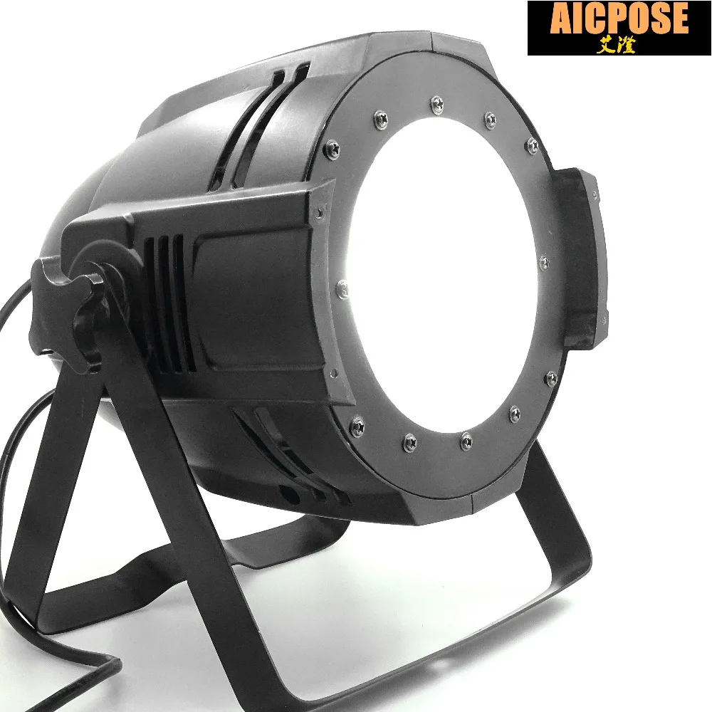 Online 24 einheiten LED Par COB Licht 100 Watt High Power Aluminium DJ DMX führte Strahl Waschen Strobe effekt Bühnenbeleuchtung, Kühles Weiß und Warmweiß