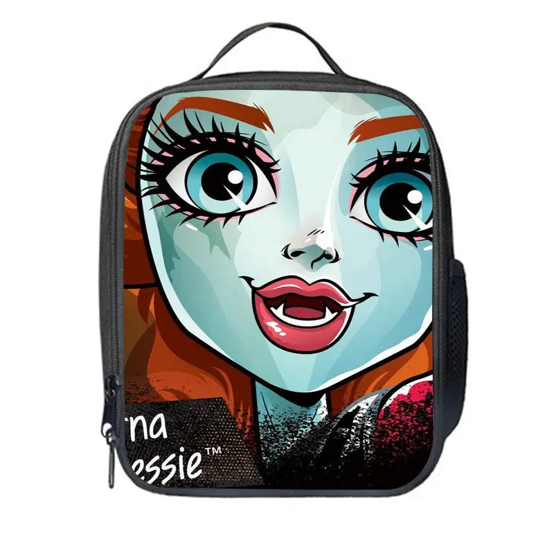 Изолированные Monster High детские сумки для еды Детская сумка для пикника Ланчбокс ланч-пакет удобный портативный