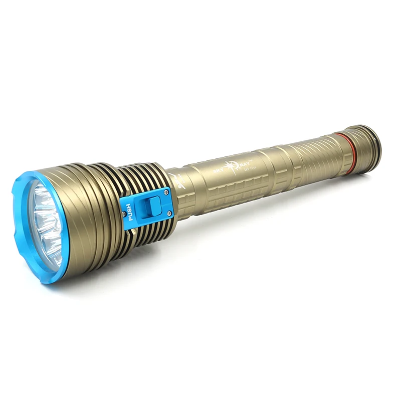 Litwod Z20DX9 оригинальный CREE XM-L T6 9 светодио дный 10000 люмен Дайвинг фонарик torch Light Водонепроницаемый Подводные 100 м на 26650 Батарея