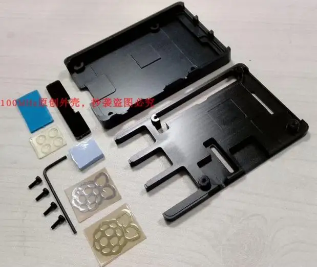 14 мм тонкий корпус из алюминиевого сплава для Raspberry Pi B + 2B 3B Поддержка кабеля GPIO Cpu