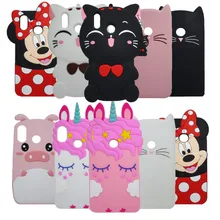 2019Y9 чехол для huawei Y9 чехол 3D мультфильм Минни Единорог кекс силиконовый чехол для телефона чехол для huawei Y9 Fundas