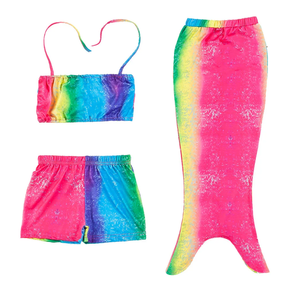 Princess Ariel Mermaid Kids Costumes Child Mermaid Tails For Swimming
