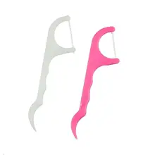 Flosser 100/4-Цвет пакет новых уход за полостью рта и зубная нить для чистки Flosser дропшиппинг 18jun12