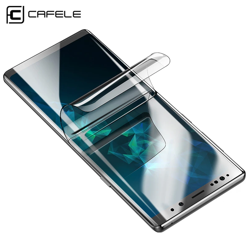 

CAFELE Full coverage Screen Protector For samsung galaxy note 9 Soft Edge HD Clear Hydrogel Film For Samsung note9 covering