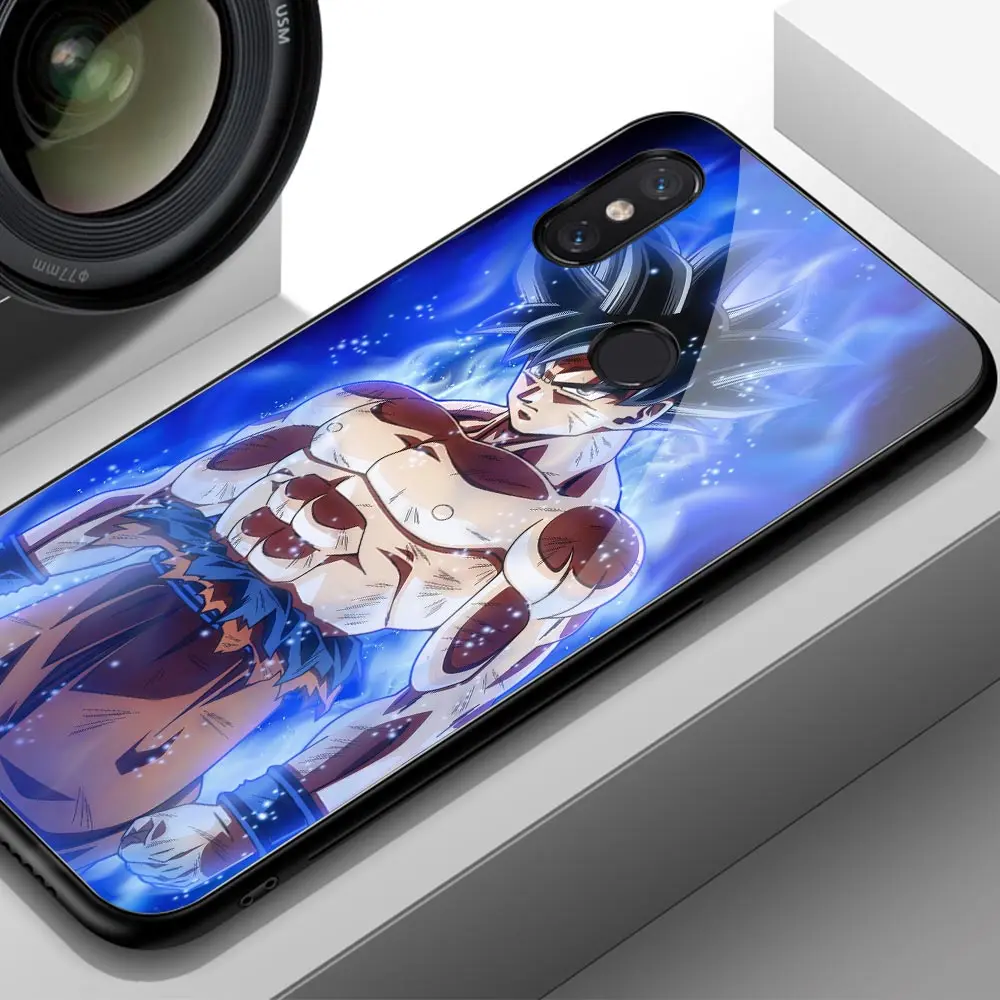 Чехол для Xiaomi mi 8 se, закаленное стекло, жесткая задняя крышка Dragon Ball Z, чехол для телефона для Xiaomi mi 6 8 9 SE lite mi x 2 2s3 max 3 - Цвет: 02212