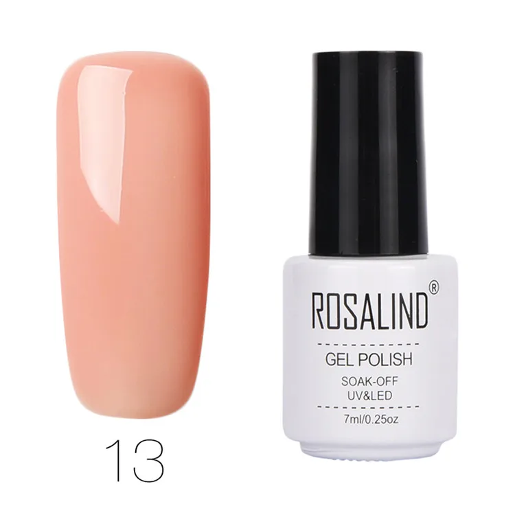 13 Rosalind, 7 мл, чистый цвет, s, Гель-лак для ногтей, горячее предложение, новинка, настоящий Гель-лак для ногтей, лак для дизайна ногтей, Выберите любой 01 из 58 цветов, лак - Цвет: 13