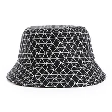 Хлопковая полосатая сумка с решетчатым покрытием шляпа для рыбалки шапка на открытом воздухе Дорожная шляпа шляпы от солнца для мужчин и женщин 183