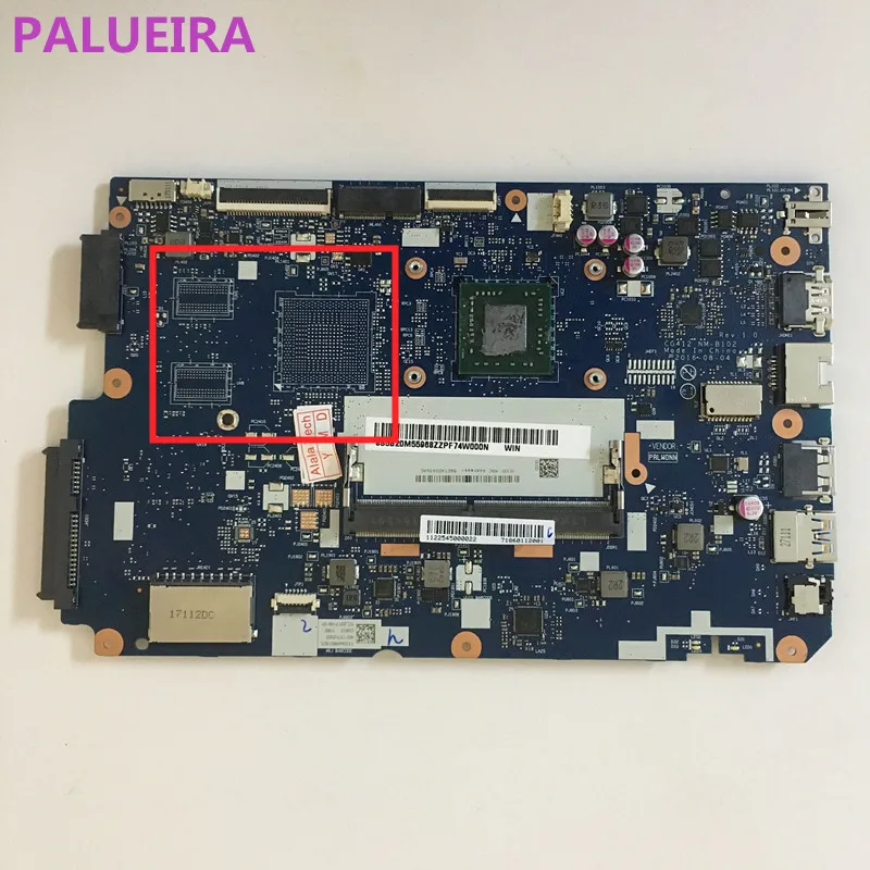 PALUBEIRA Высококачественная материнская плата для Lenovo 110-14AST материнская плата с ЦПУ CG412 NM-B102 протестированная Работа идеально