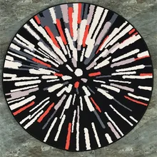 Скандинавский стиль, круглый мягкий ковер, модная спальня, детская игра, ползающий напольный коврик, Детские уличные ковры для игры, для гостиной, коврики