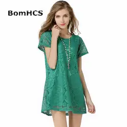 BomHCS Для женщин пикантные цветочный короткий рукав Вечерние вечернее мини-повседневные платья