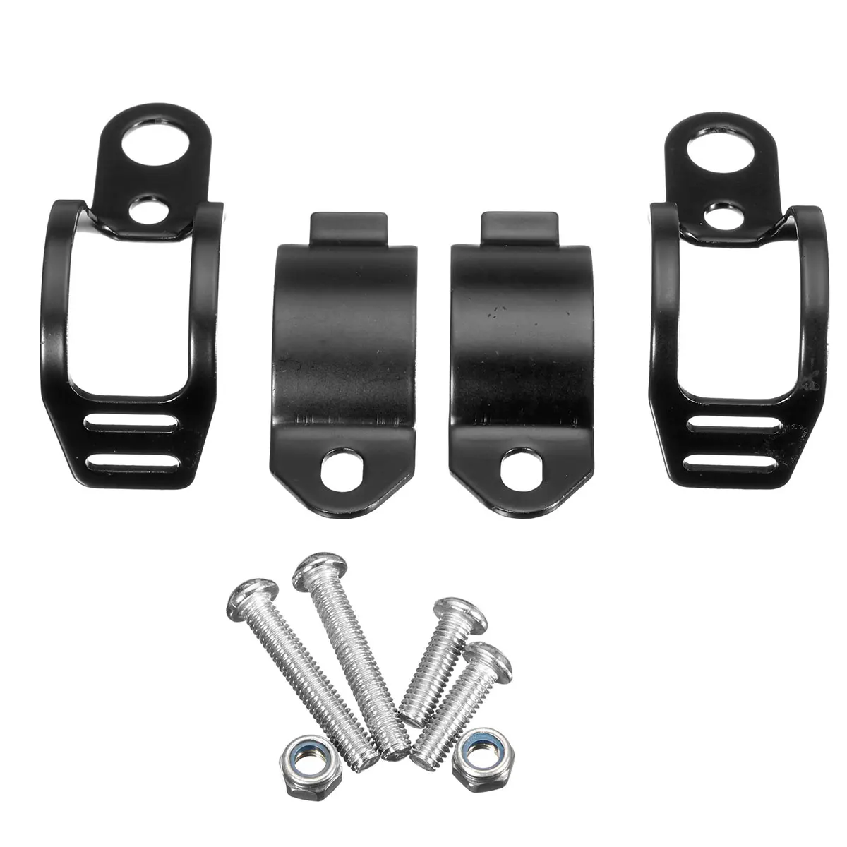 

HightQuality Black Motorcycle Turn Signals Relocation Fork Clamps Mount Light Holder Lamp Mount Bracket For 30MM-45MM Front Fork