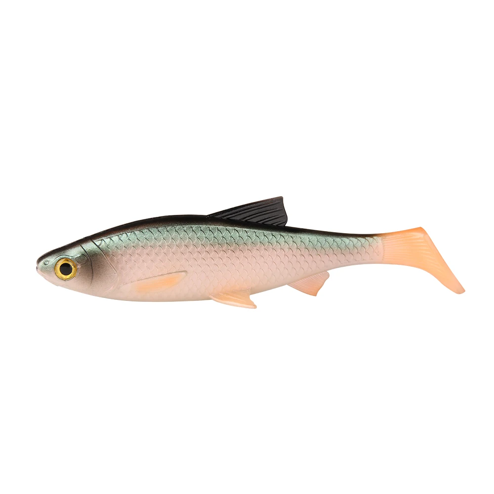 Спинполер 20 см 3D сканированная мягкая рыболовная приманка 84 г iscas artificiais силиконовая рыболовная приманка большая игра рыболовные снасти - Цвет: Color B