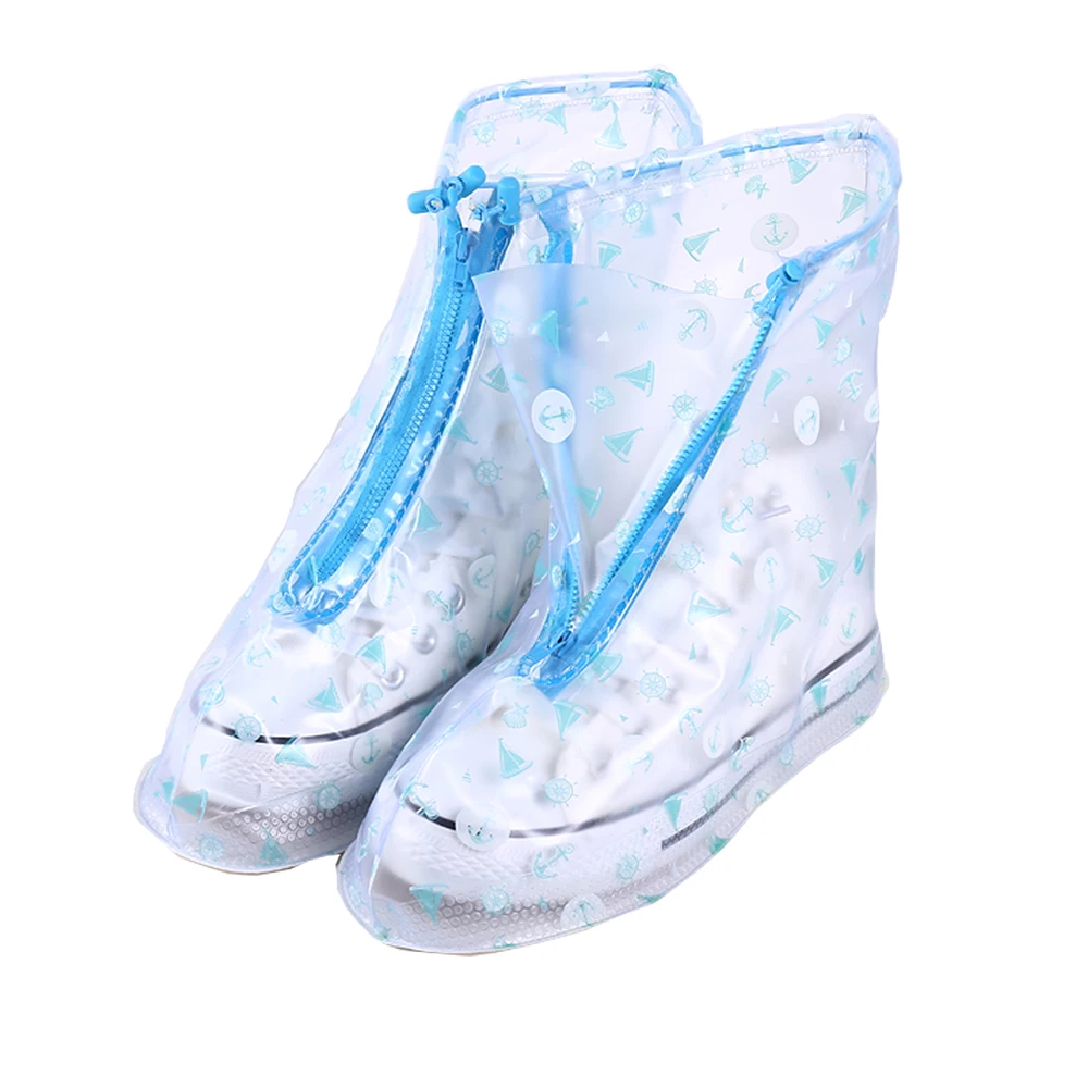 8.Drop Shipping Anti-Slip Waterproof Thickened Men Women Reusable Shoes Covers Rain Protective Cover For Shoes Worldwide Sale Hot