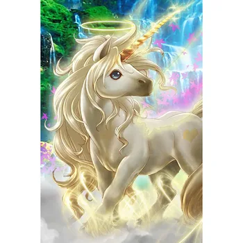 

dream unicorn horse Animal DIY Digital Painting By Numbers Modern Wall Art Canvas Painting Gift for children Home Decor 40x50cm