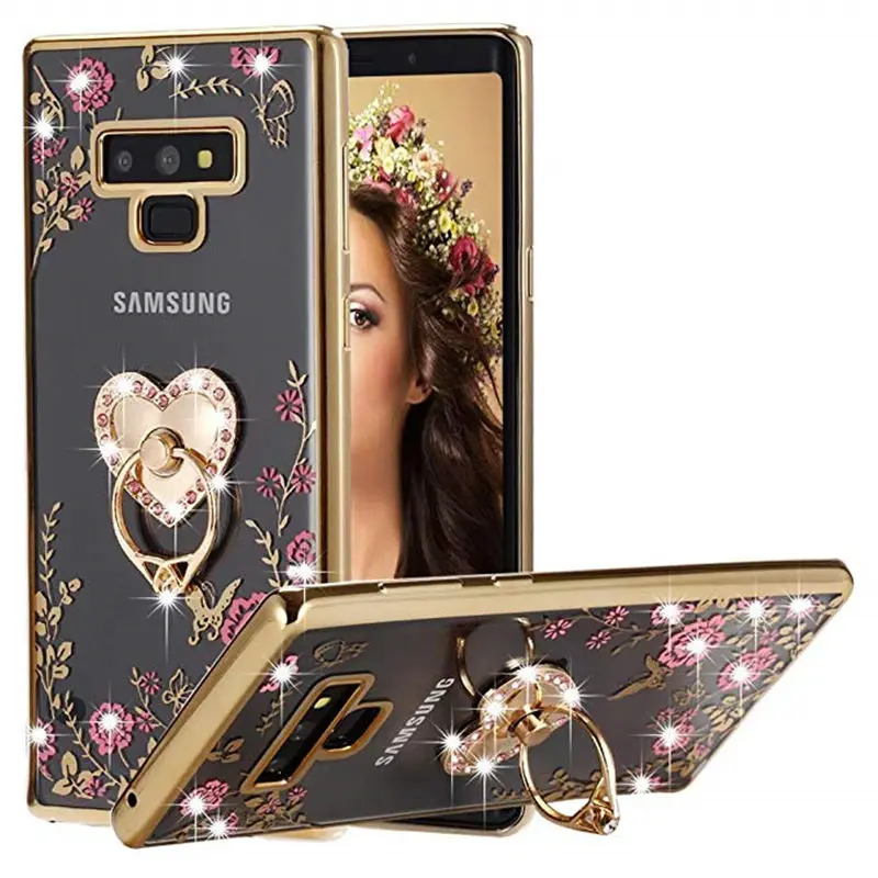 

Note 9 8 5 4 Fashion Glitter Bling Soft TPU Phone Case for Samsung Galaxy S8 S9 Plus J7 Neo J3 J5 A3 A5 A7 2016 2017 Cover Shell