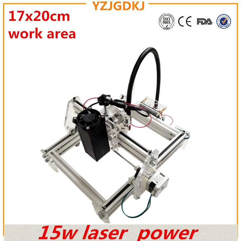 Buy 15w laser power 1720 laser engraving toy grade DIY