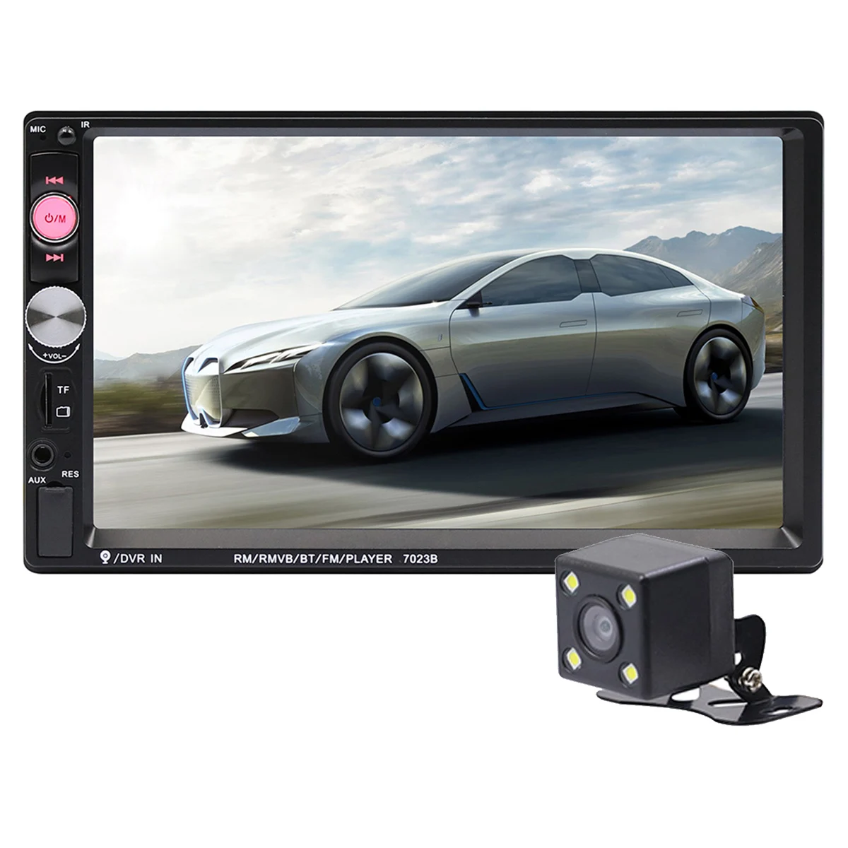 7 дюймов 2Din HD сенсорный экран Bluetooth автомобильный стерео MP5 плеер fm-радио поддержка u-диск/TF/AUX-IN для Android IOS