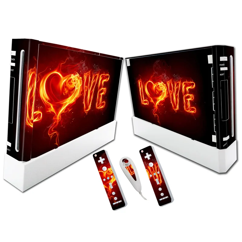 

Free Drop Shipping Factory Price Waterproof Vinyl Skin Sticker for Wii Cover