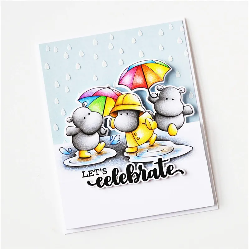 

YaMinSanNiO Die Cutting Cute Cow Animal Metal with Clear Stamp DIY Decorative Embossing Scrapbooking Craft Card Stencil Template