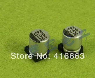 

100PCS 100UF 35V 6.3*7.7 SMD Aluminum electrolytic capacitor