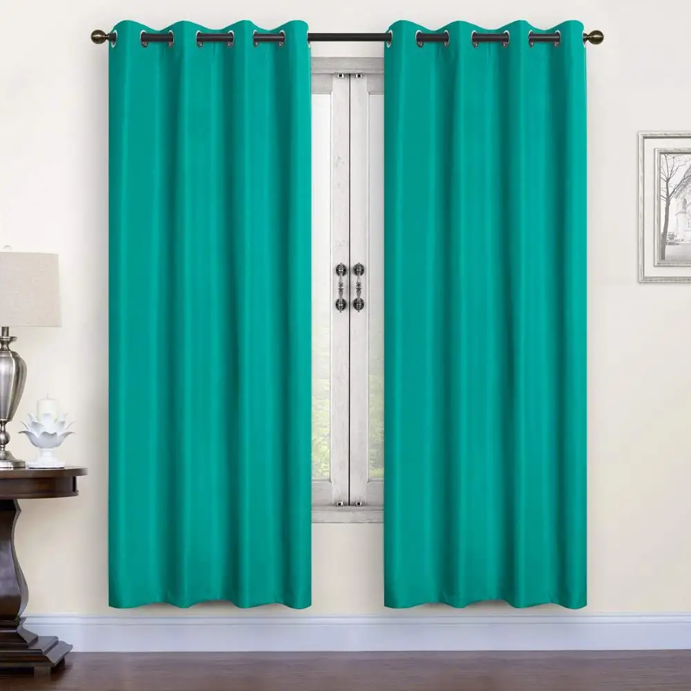 

SUO AI TEXTILE Room-Darkening 100% Blackout Curtains Super Solid Eyelet Thermal Insulated Curtains for Bedroom 1Panel