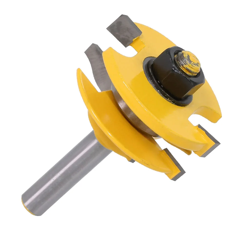 Comprar Juego de brocas de enrutador de puerta de gabinete de Panel elevado de alta calidad con mango de 8mm de 3 piezas, brocas de enrutador de madera Ogee de 3 bits