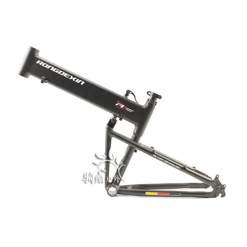 Cheap BMX folding frame 26/27.5/29 inch folding mountain bike frame portable Hummer folding frame 0